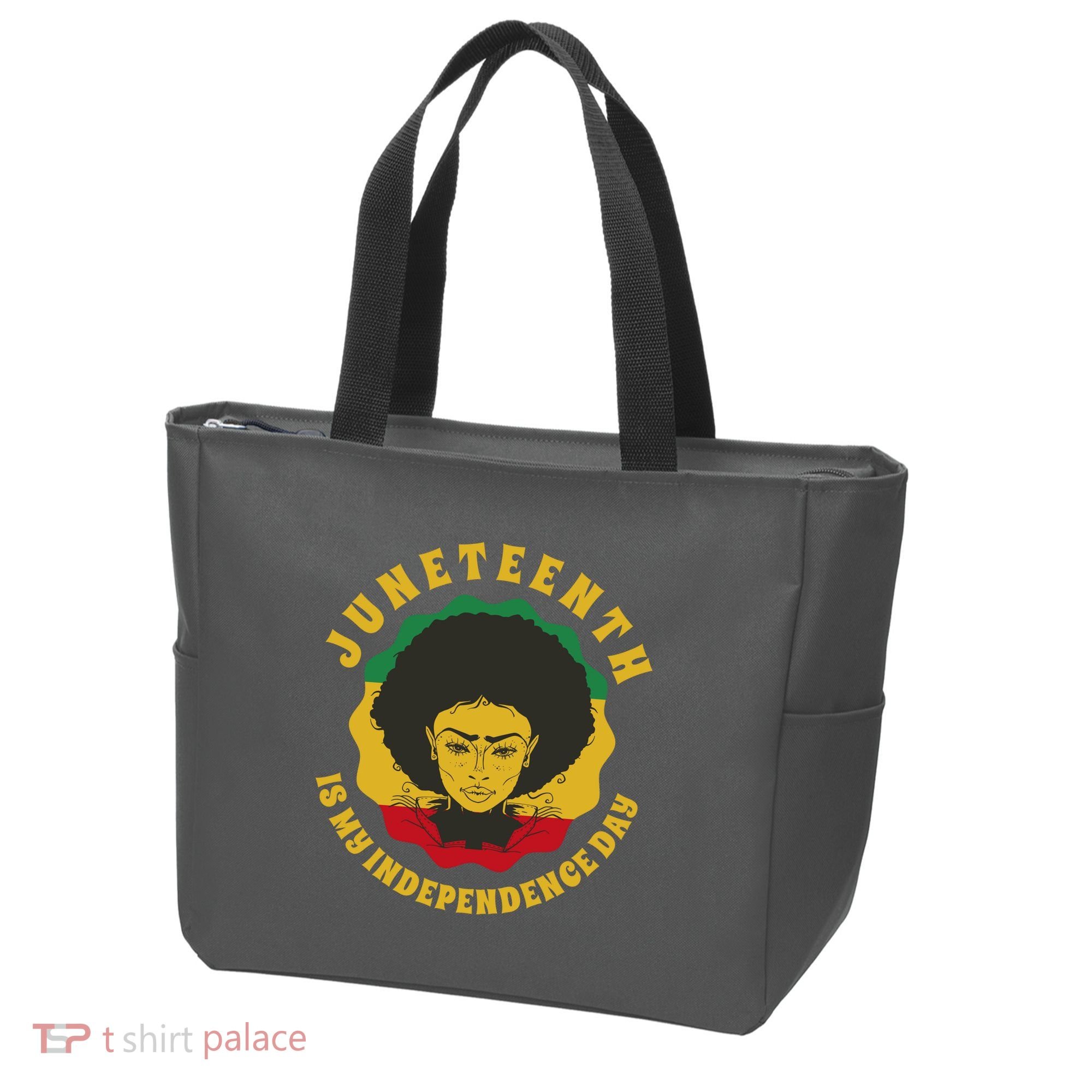 Juneteenth Is My Independence Day Black Female Pride Tote Bag