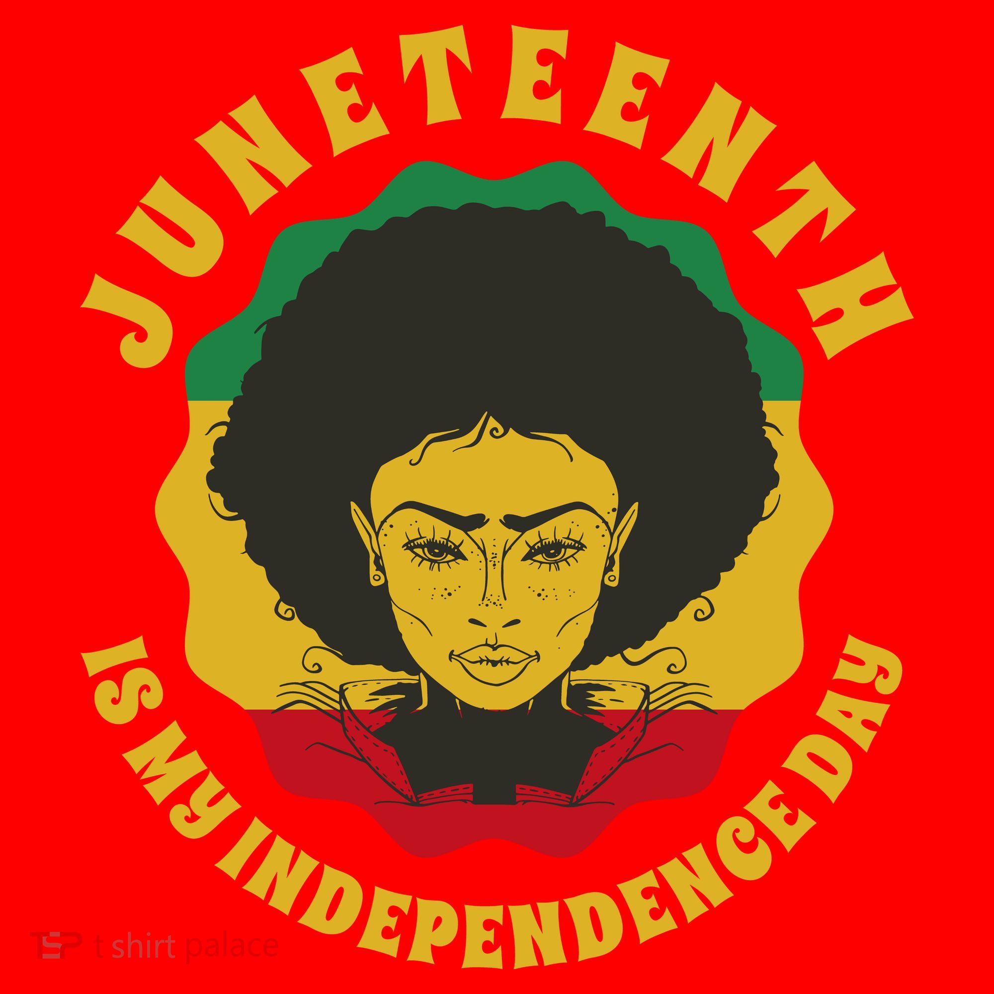 Juneteenth Is My Independence Day Black Female Pride Santa Hat