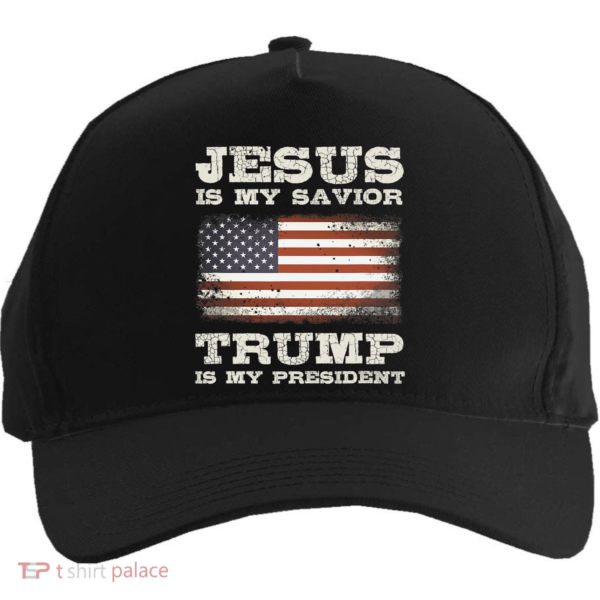 Jesus Is My Savior Trump Is My President Five-Panel Snapback Cap