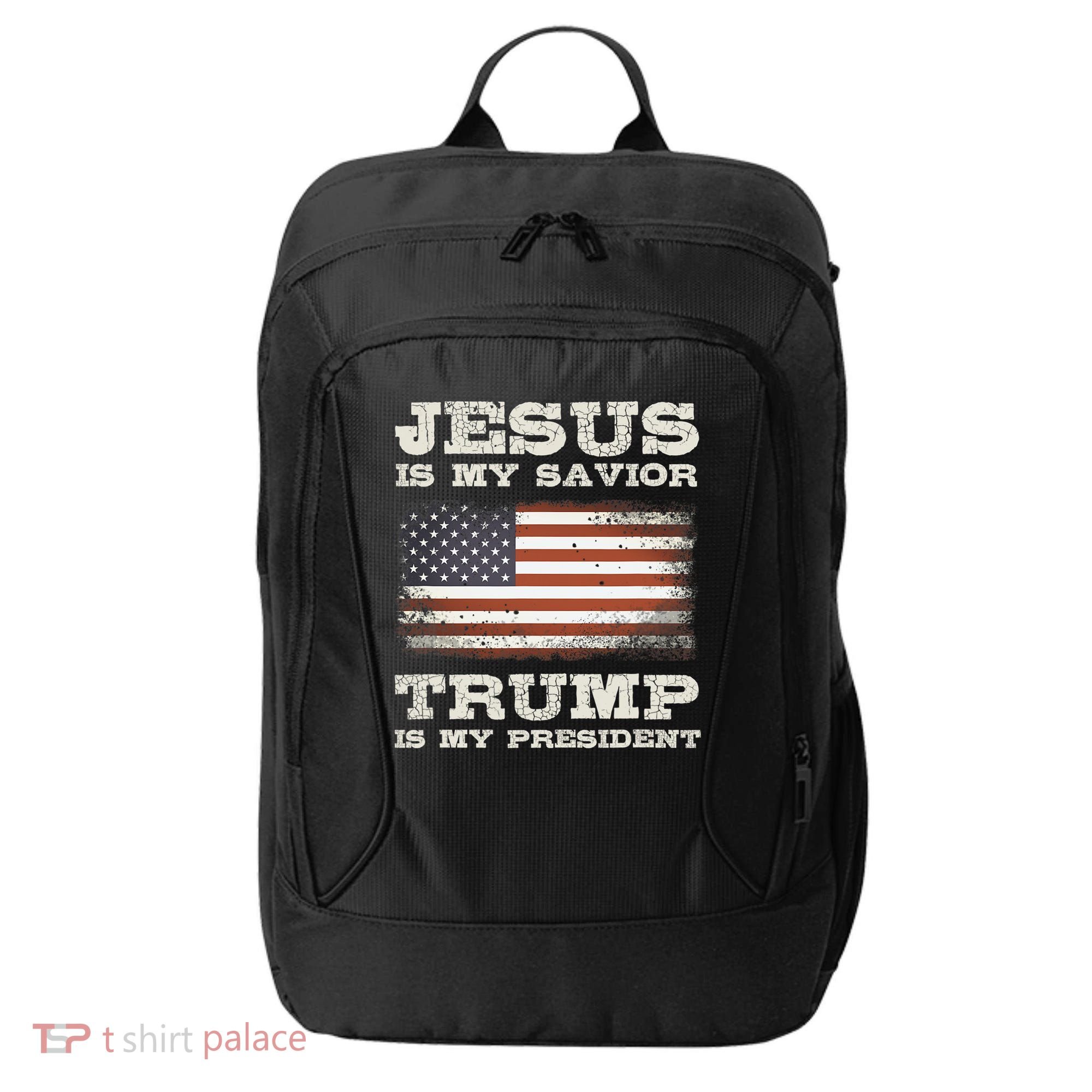Jesus Is My Savior Trump Is My President City Backpack