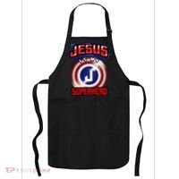 Jesus Is My Superhero Cute Powerful Christian Gift Apron thumb 0