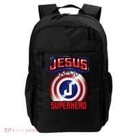 Jesus Is My Superhero Cute Powerful Christian Gift Backpack thumb 0