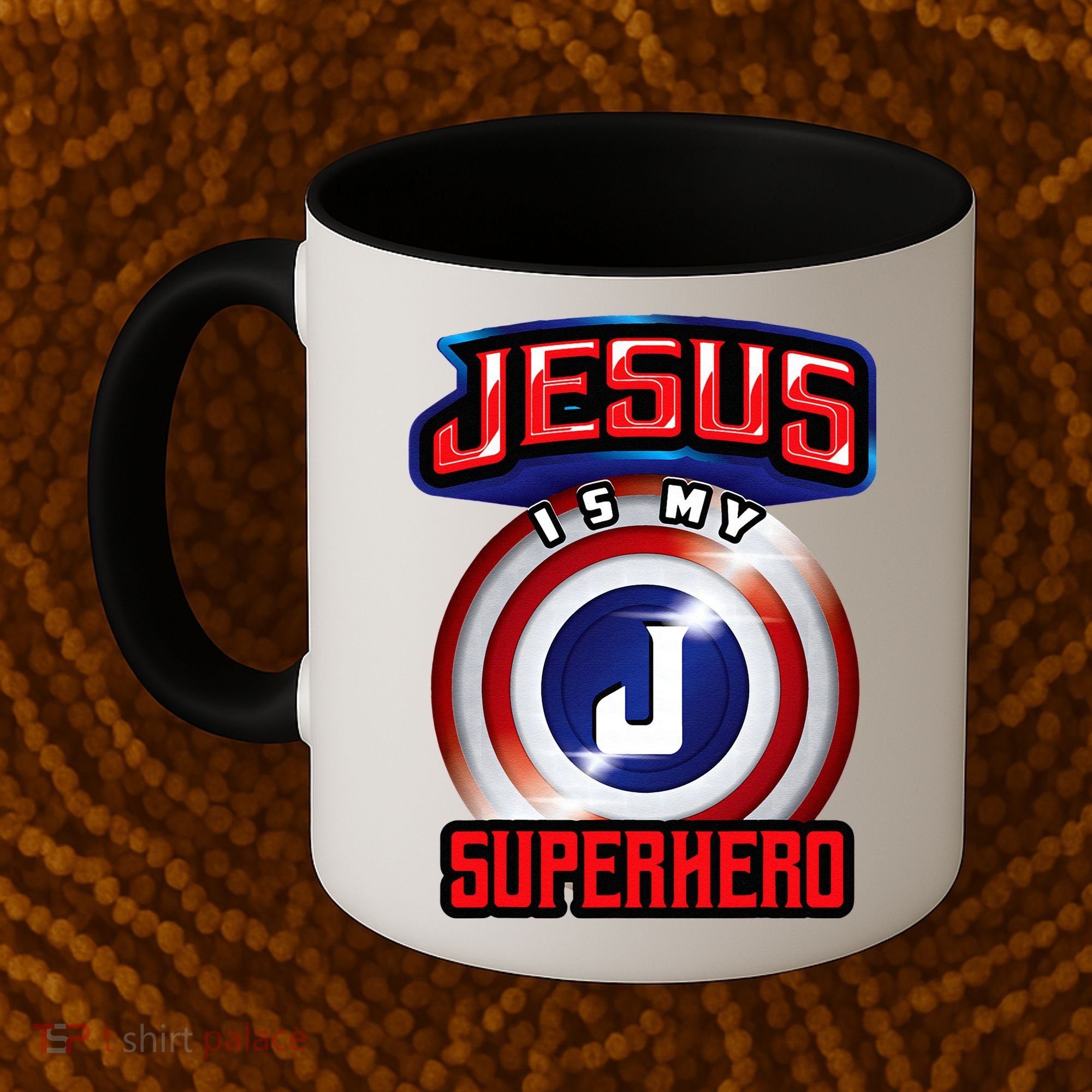 Jesus Is My Superhero Cute Powerful Christian Gift Coffee Mug