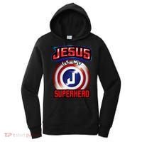 Jesus Is My Superhero Cute Powerful Christian Gift Women's Hoodie thumb 0