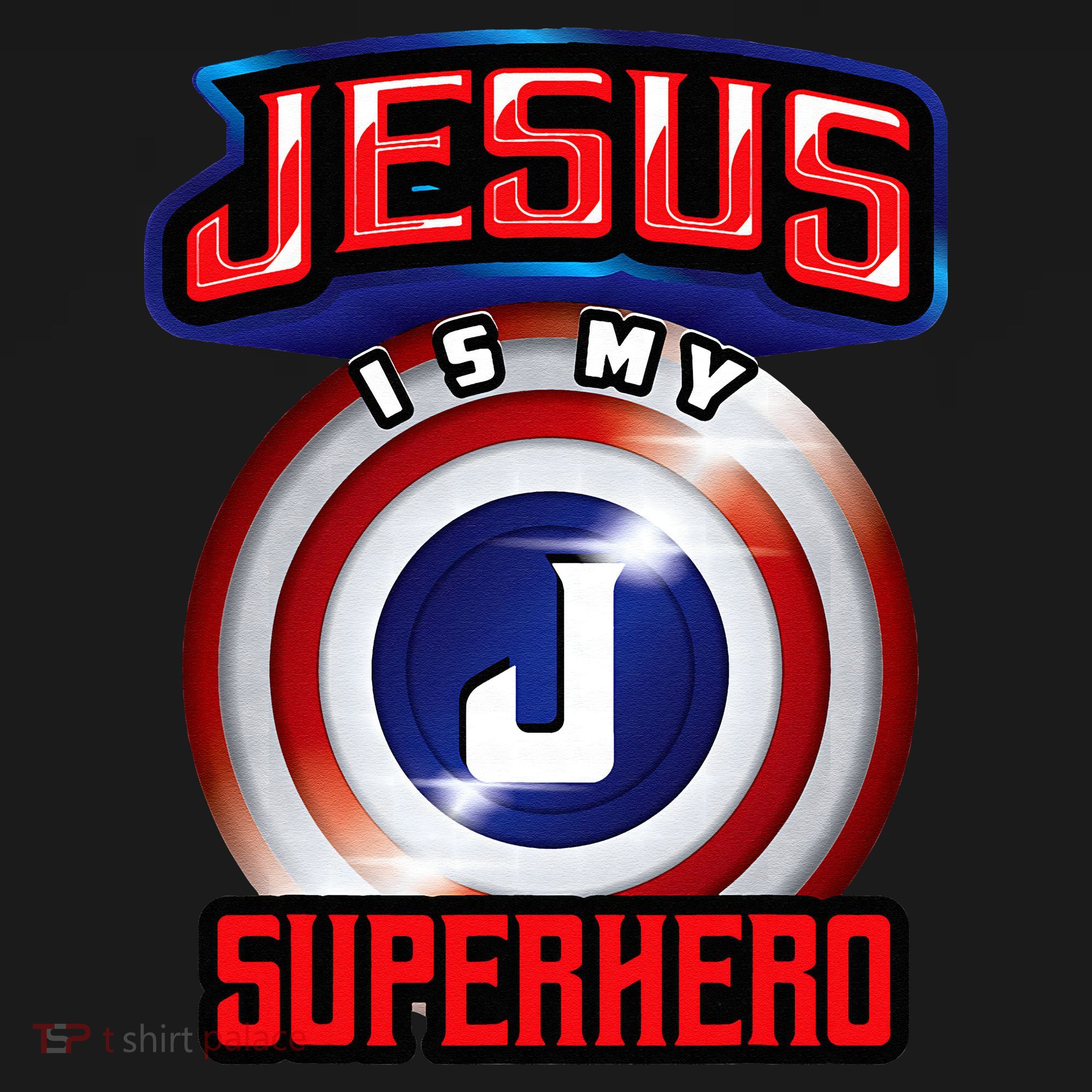 Jesus Is My Superhero Cute Powerful Christian Gift Women's Hoodie