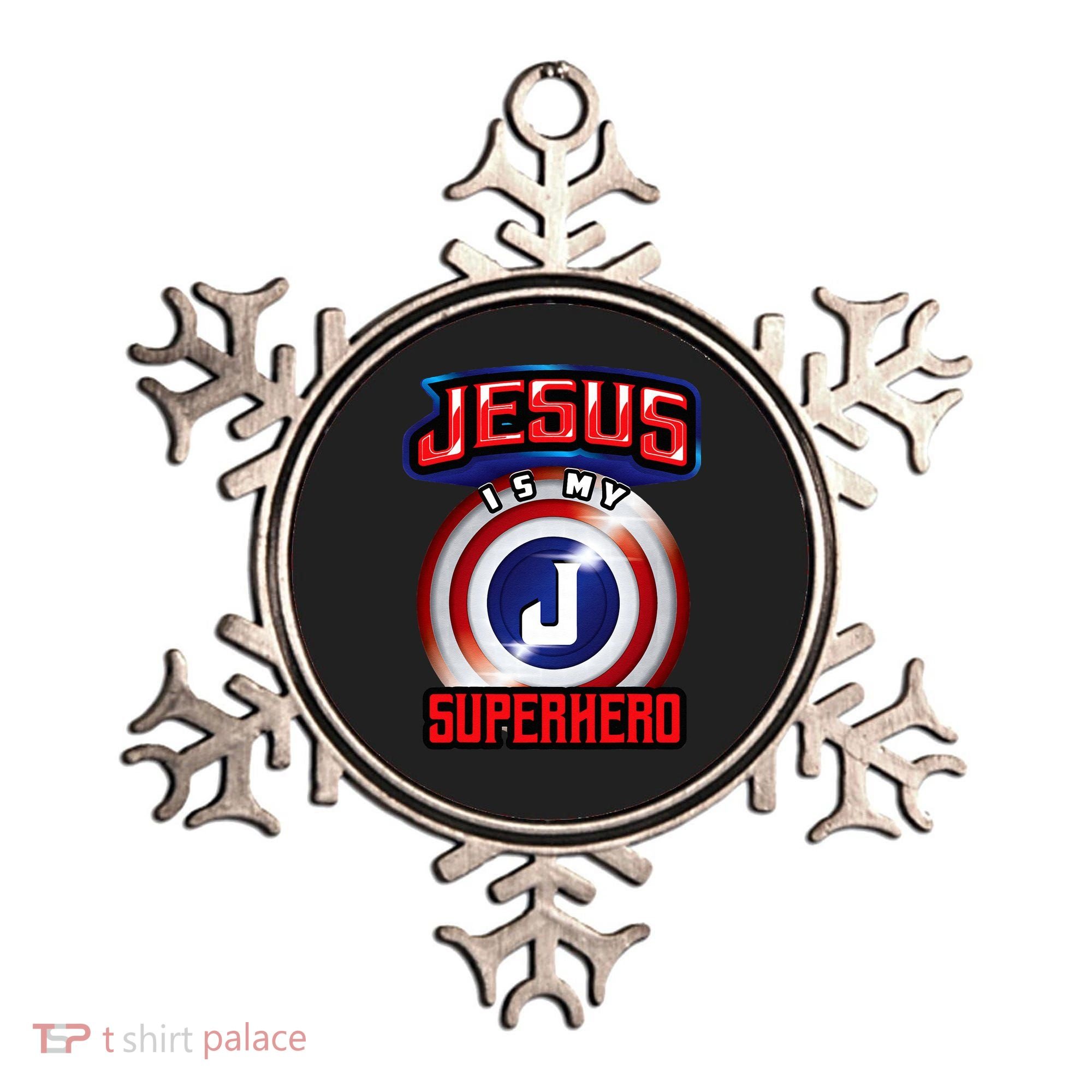 Jesus Is My Superhero Cute Powerful Christian Gift Ornament