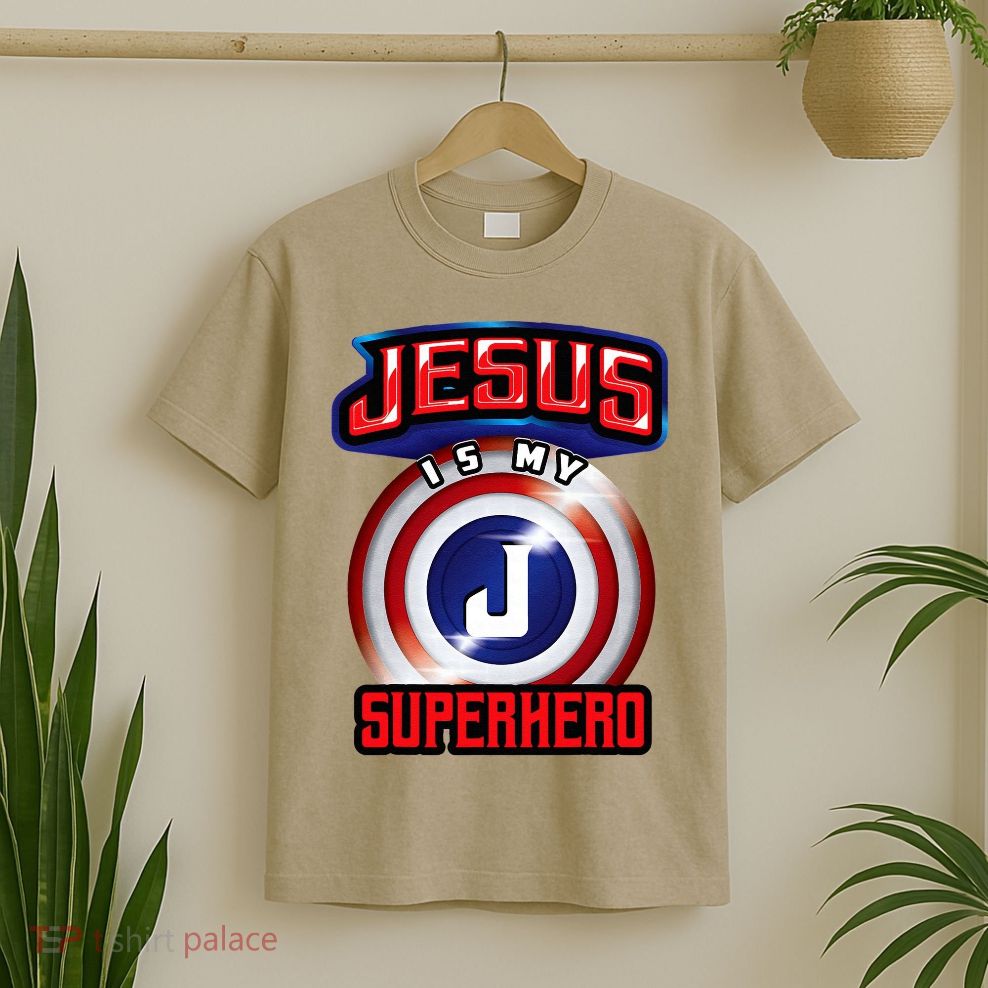 Jesus Is My Superhero Cute Powerful Christian Gift T-Shirt
