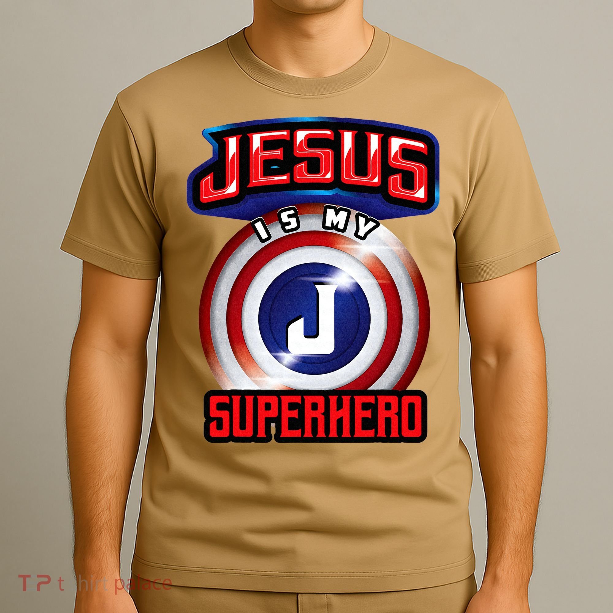 Jesus Is My Superhero Cute Powerful Christian Gift T-Shirt