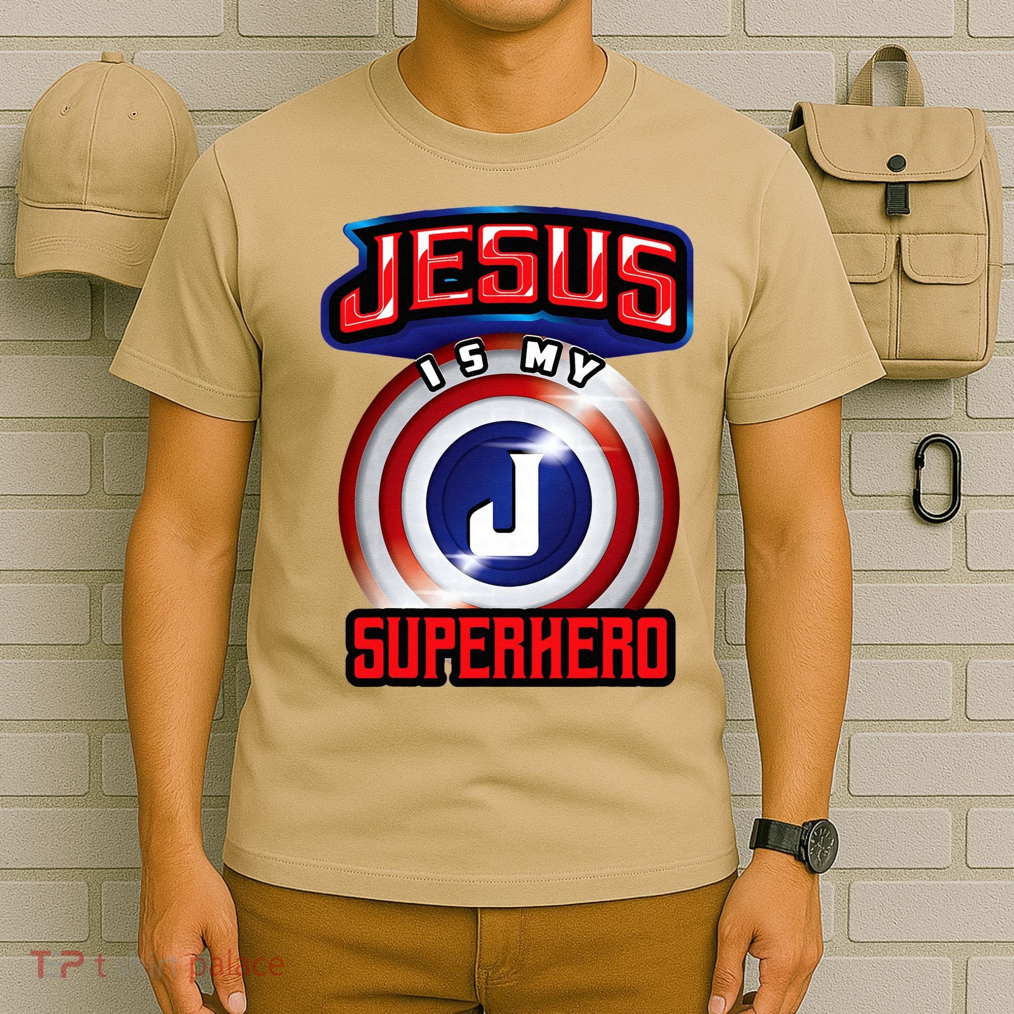 Jesus Is My Superhero Cute Powerful Christian Gift T-Shirt
