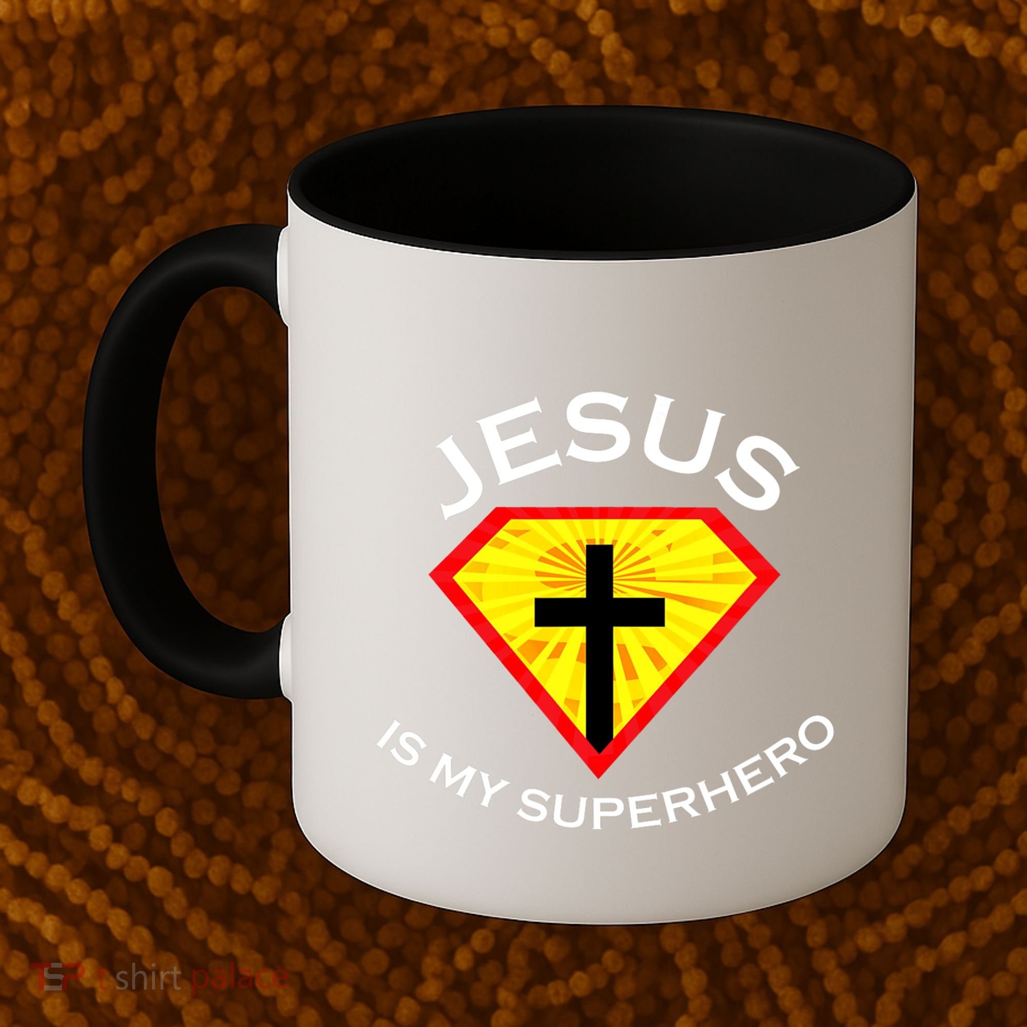 Jesus Is My Superhero Cute Powerful Christian Gift SUPER Coffee Mug