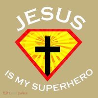 Jesus Is My Superhero Cute Powerful Christian Gift SUPER Long Sleeve Shirt thumb 2