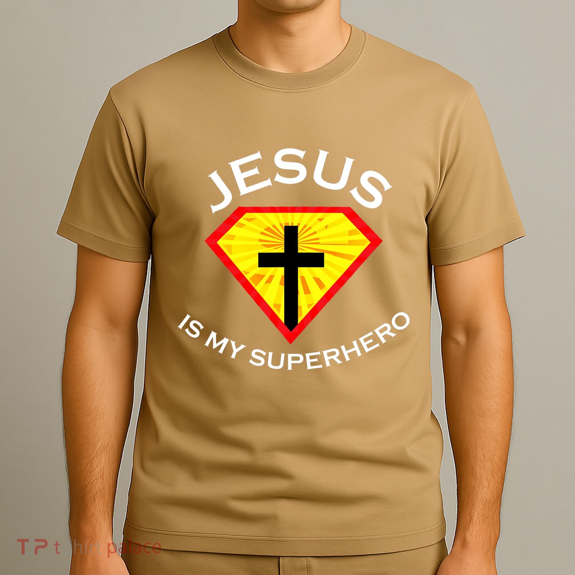 Jesus Is My Superhero Cute Powerful Christian Gift SUPER T-Shirt
