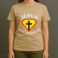 Jesus Is My Superhero Cute Powerful Christian Gift SUPER T-Shirt thumb 4
