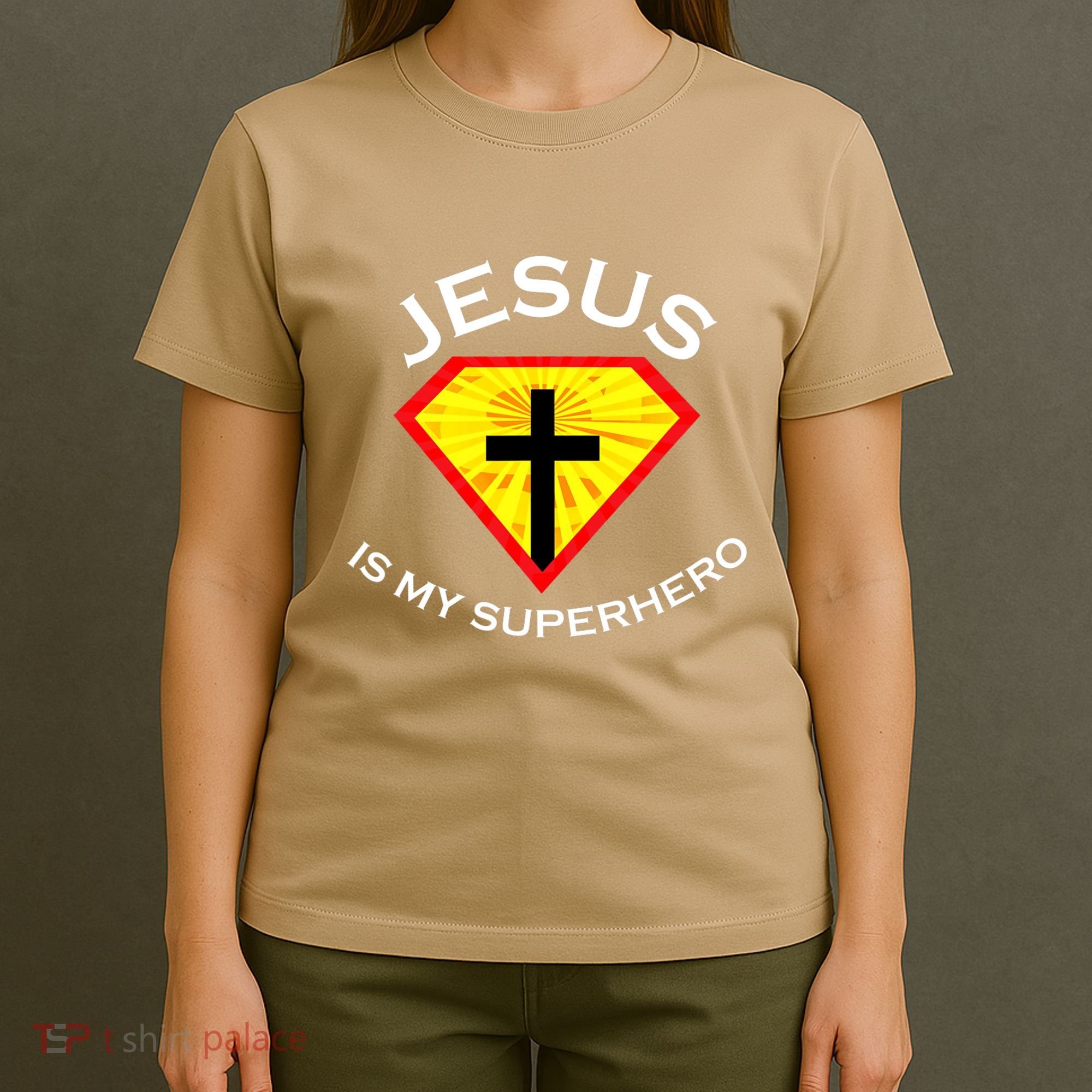 Jesus Is My Superhero Cute Powerful Christian Gift SUPER T-Shirt