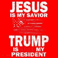 Jesus Is My Savior Trump Is Still My President Mousepad thumb 1