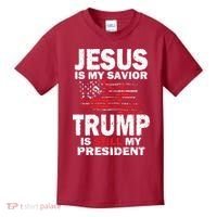 Jesus Is My Savior Trump Is Still My President Kids T-Shirt thumb 0