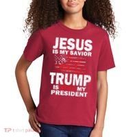 Jesus Is My Savior Trump Is Still My President Kids T-Shirt thumb 2