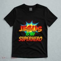 Jesus Is My Superhero Comic Book Christian Religious Easter T-Shirt thumb 5