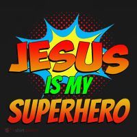 Jesus Is My Superhero Comic Book Christian Religious Easter Button thumb 1