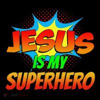 Jesus Is My Superhero Comic Book Christian Religious Easter Mousepad thumb 1