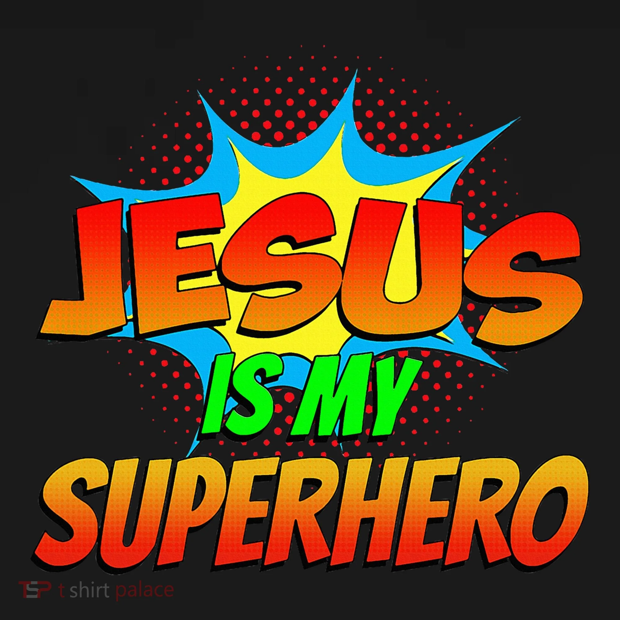 Jesus Is My Superhero Comic Book Christian Religious Easter Ornament