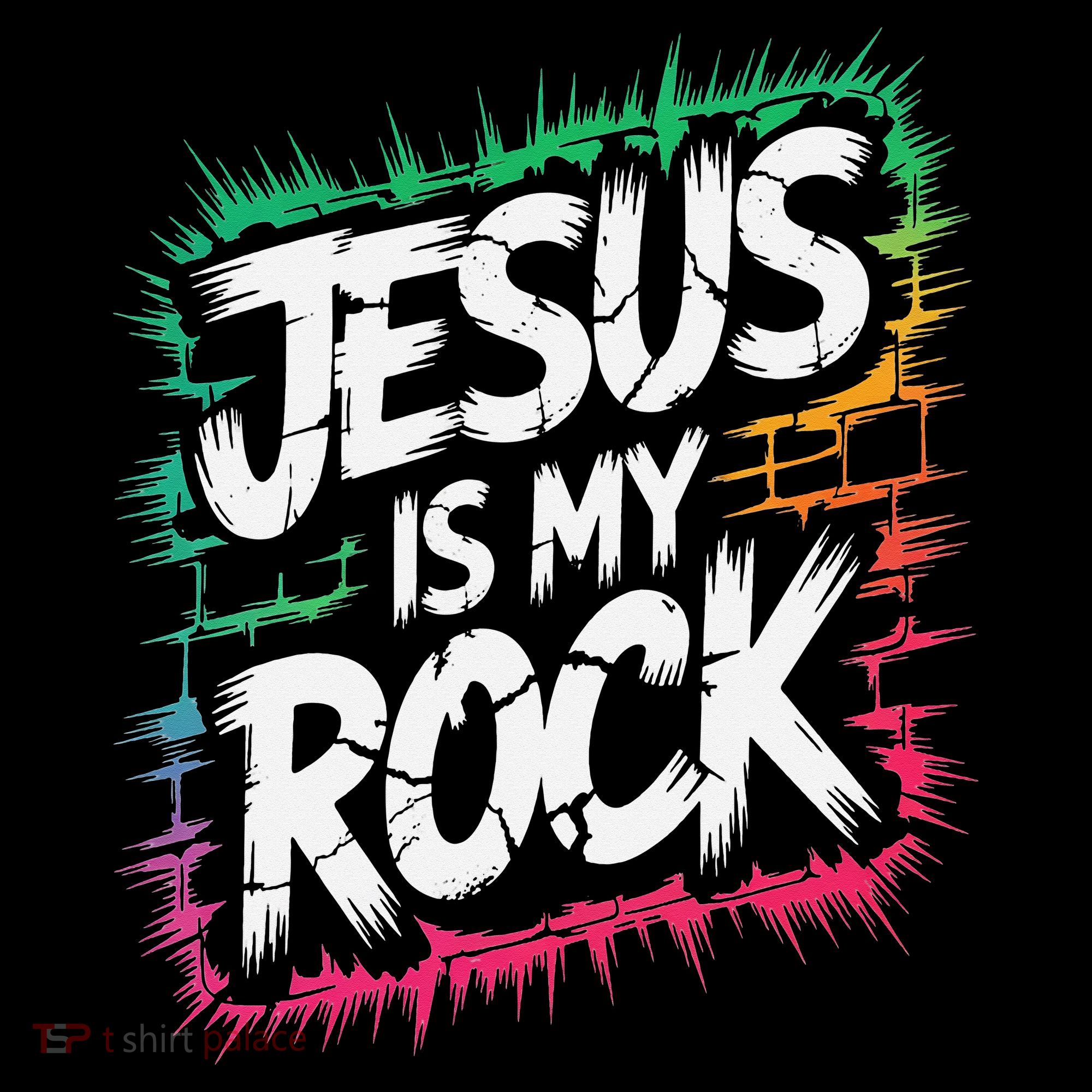 Jesus Is My Rock Biblical Christian Faith Coffee Mug