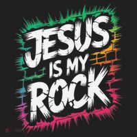 Jesus Is My Rock Biblical Christian Faith Hat thumb 2