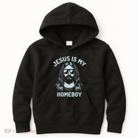 Jesus Is My Homeboy Funny Christian Kids Hoodie thumb 0