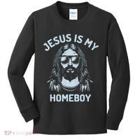 Jesus Is My Homeboy Funny Christian Kids Long Sleeve Shirt thumb 0