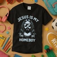 Jesus Is My Homeboy Funny Christian Kids T-Shirt thumb 3