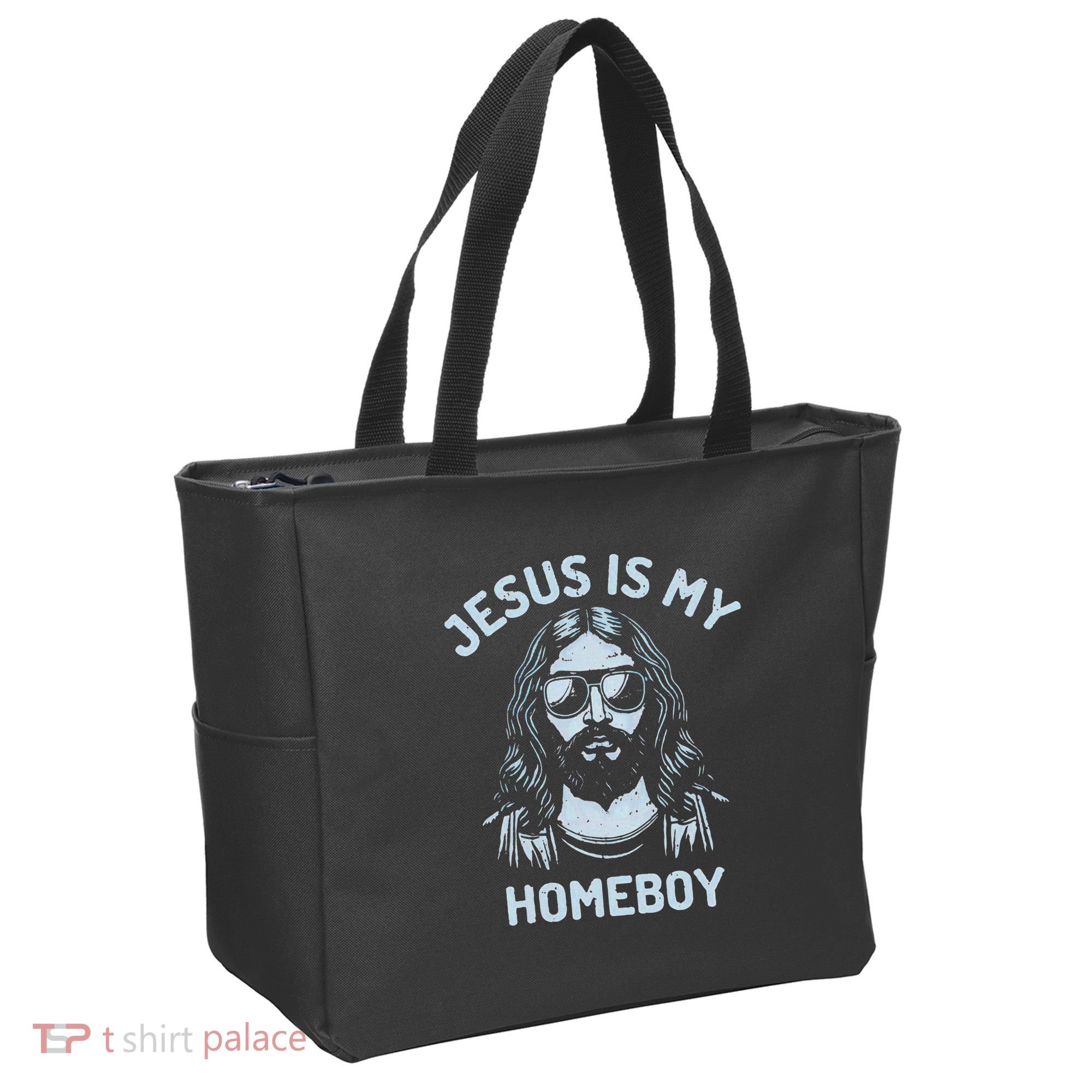 Jesus Is My Homeboy Funny Christian Tote Bag