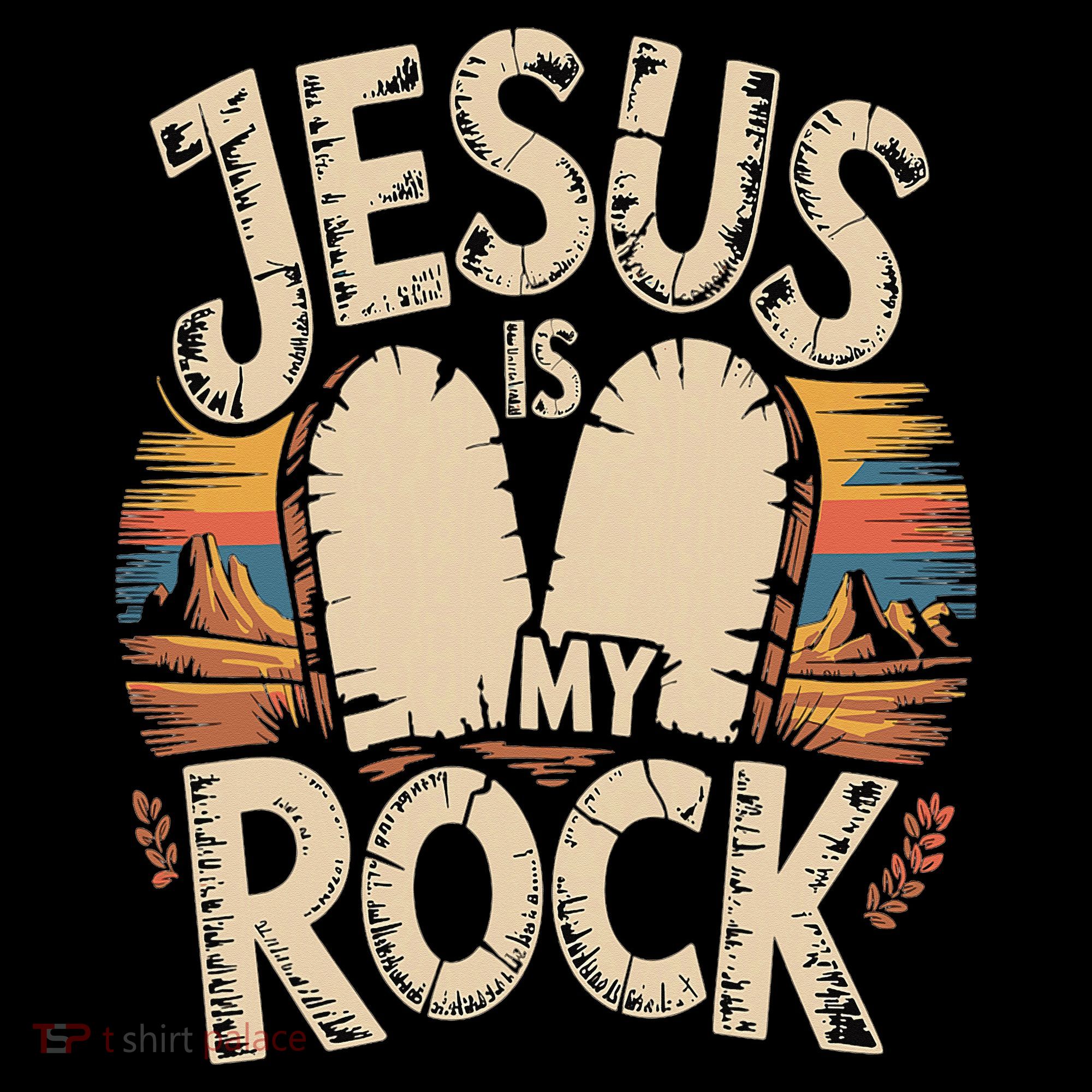 Jesus Is My Rock Biblical Faith Coffee Mug