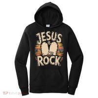 Jesus Is My Rock Biblical Faith Women's Hoodie thumb 0