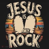 Jesus Is My Rock Biblical Faith Women's Hoodie thumb 2