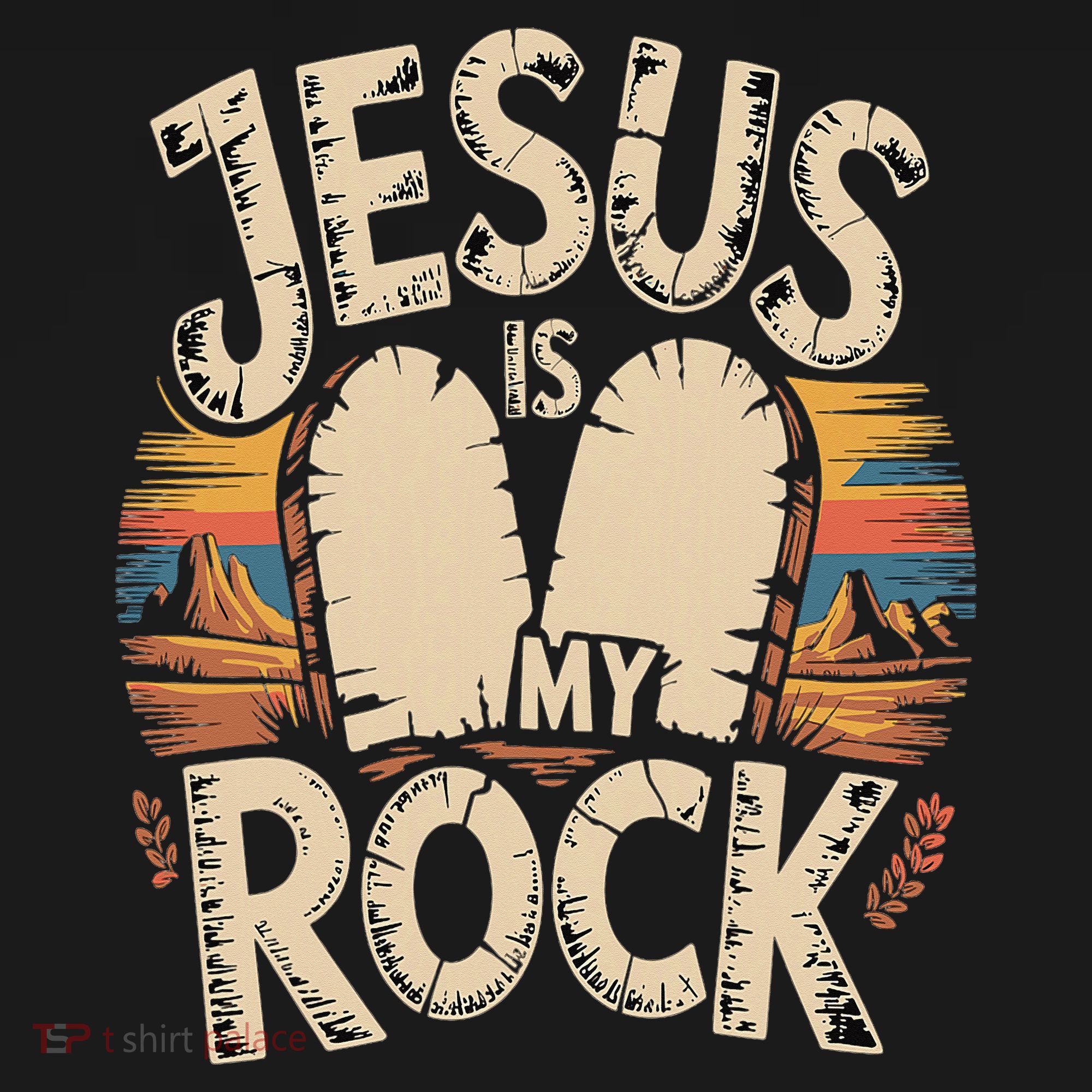Jesus Is My Rock Biblical Faith Women's Hoodie