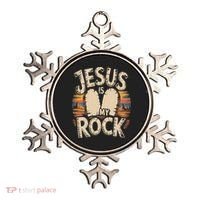 Jesus Is My Rock Biblical Faith Ornament thumb 0