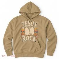 Jesus Is My Rock Biblical Faith Hoodie thumb 0