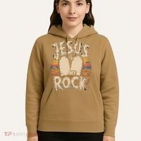 Jesus Is My Rock Biblical Faith Hoodie thumb 5