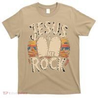 Jesus Is My Rock Biblical Faith T-Shirt thumb 0