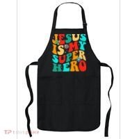 Jesus Is My Superhero Christian Religious Apron thumb 0