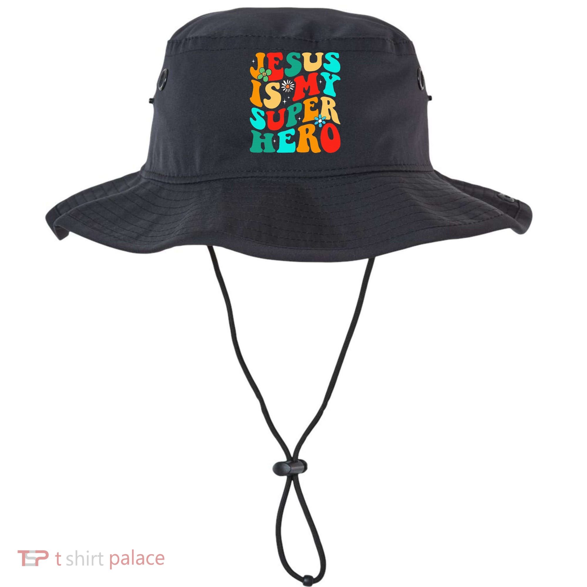 Jesus Is My Superhero Christian Religious Bucket Hat