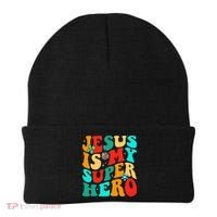 Jesus Is My Superhero Christian Religious Beanie thumb 0