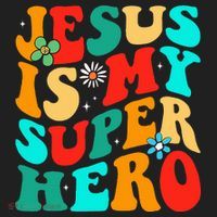Jesus Is My Superhero Christian Religious Beanie thumb 2