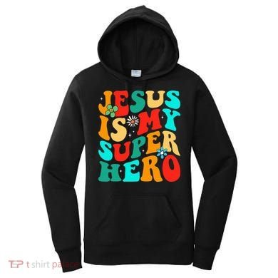 Jesus Is My Superhero Christian Religious Women's Hoodie