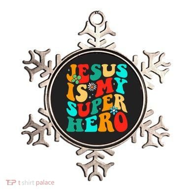 Jesus Is My Superhero Christian Religious Ornament