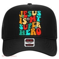 Jesus Is My Superhero Christian Religious Hat thumb 0
