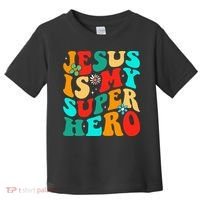 Jesus Is My Superhero Christian Religious Toddler T-Shirt thumb 0