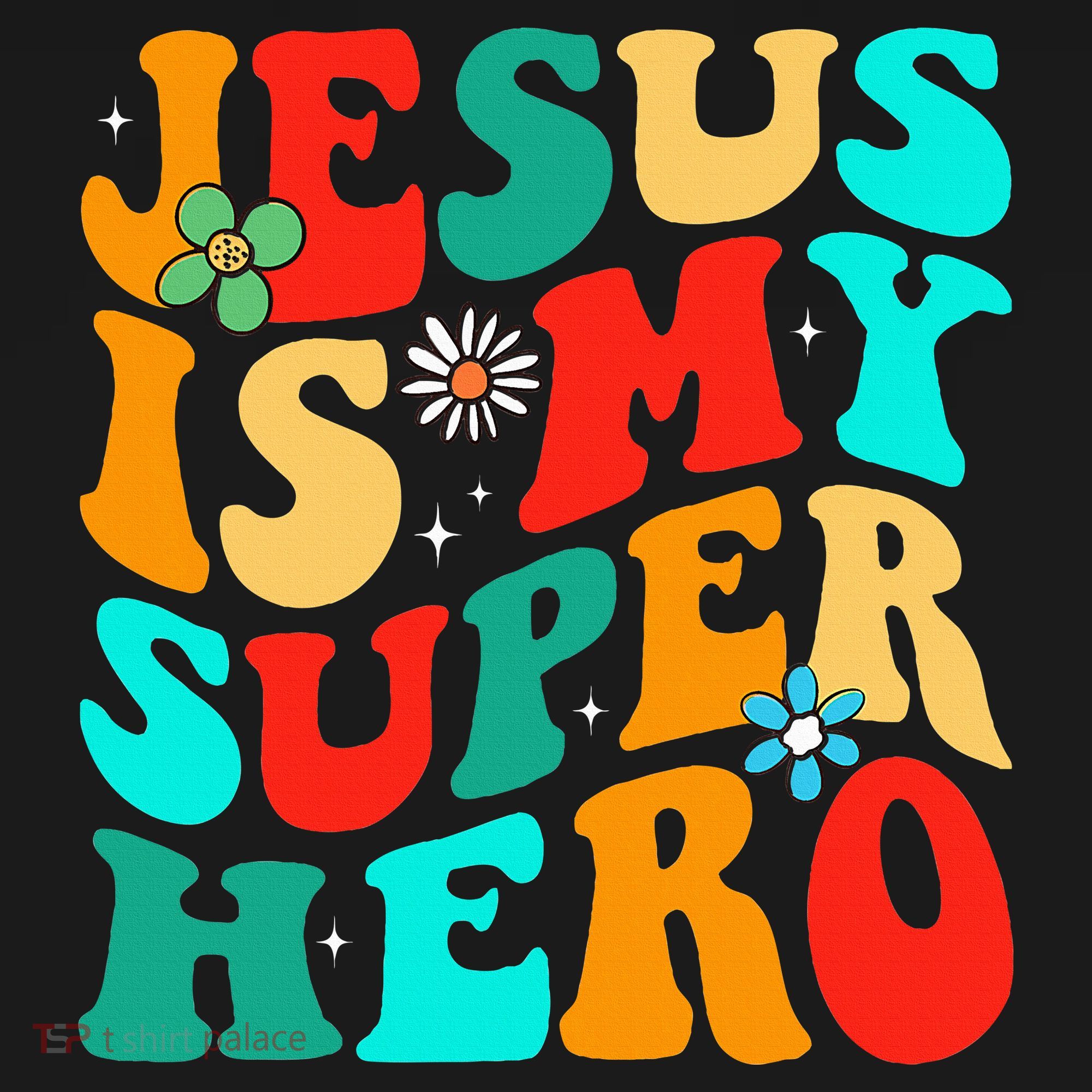 Jesus Is My Superhero Christian Religious Women's T-Shirt
