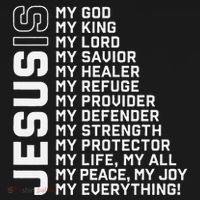 Jesus Is My God My King My Lord My Savior Christian Sweatshirt thumb 3
