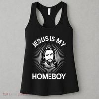 Jesus Is My Homeboy Funny Christian Bible Women's Tank Top thumb 3